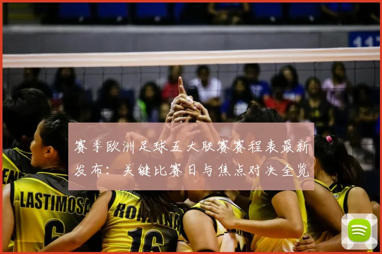 赛季欧洲足球五大联赛赛程表最新发布：关键比赛日与焦点对决全览